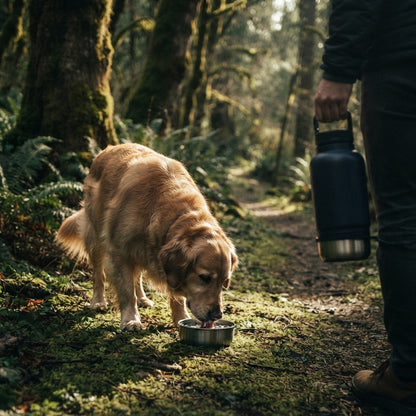 Bowl2Go | Insulated Dog Water Bottle + 2 Detachable Bowls