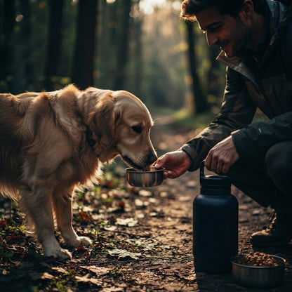 Bowl2Go | Insulated Dog Water Bottle + 2 Detachable Bowls