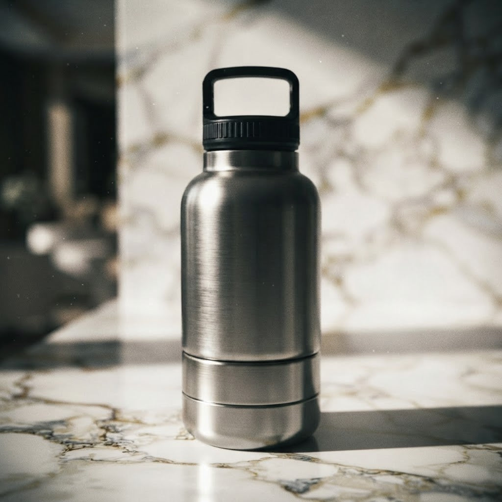 Bowl2Go | Insulated Dog Water Bottle + 2 Detachable Bowls