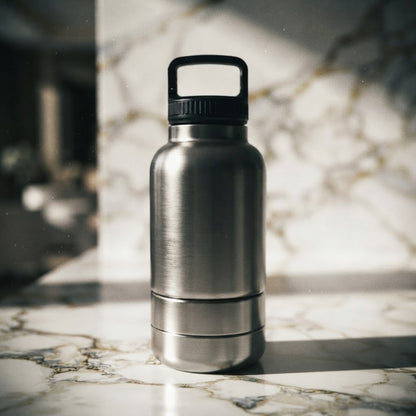 Bowl2Go | Insulated Dog Water Bottle + 2 Detachable Bowls