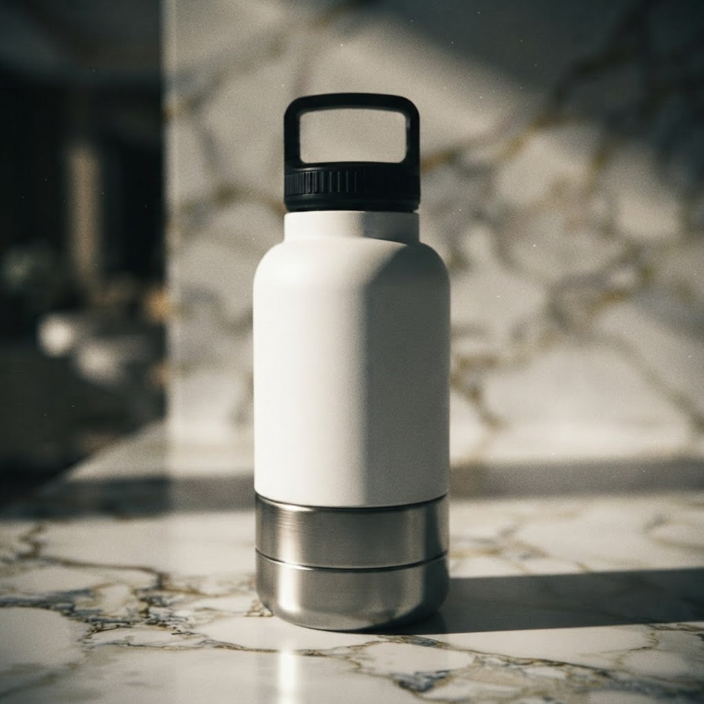 Bowl2Go | Insulated Dog Water Bottle + 2 Detachable Bowls