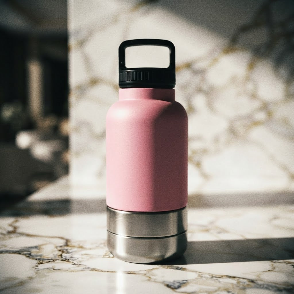 Bowl2Go | Insulated Dog Water Bottle + 2 Detachable Bowls
